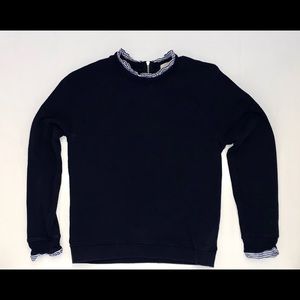 J. Crew Navy Pullover